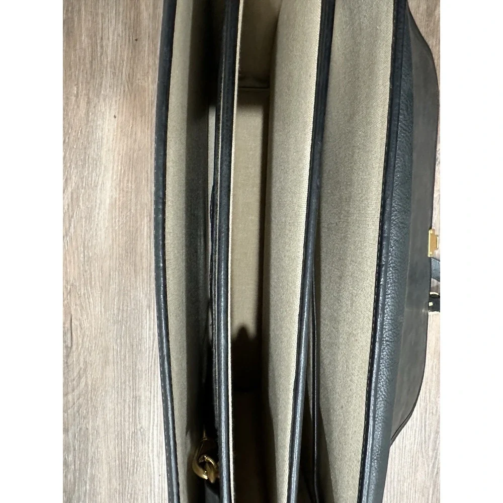 Bosca Flapover Briefcase Black‎
